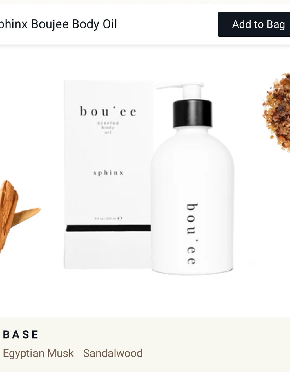 Riddle bou'ee Scented Body Oil - Sphinx - Picture 12 of 13